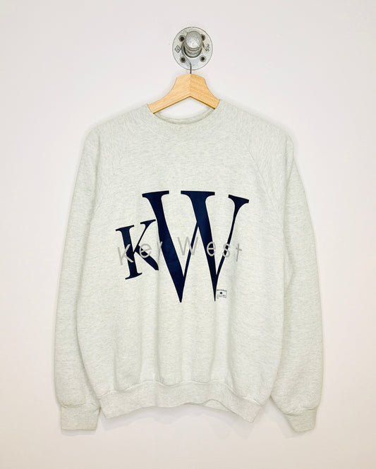 Vintage 90s Key West “CK” Grey Crewneck Sweatshirt
