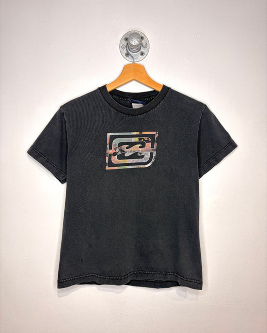 2000s Billabong Faded Black Tee Shirt
