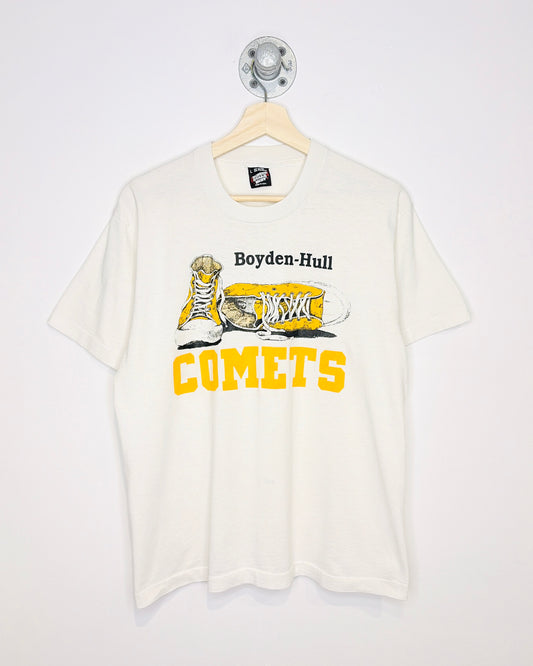 Vintage 90s Boyden Hull Comets White Tee Shirt
