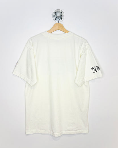 Vintage 90s “The Big Bike Ride” White Tee Shirt