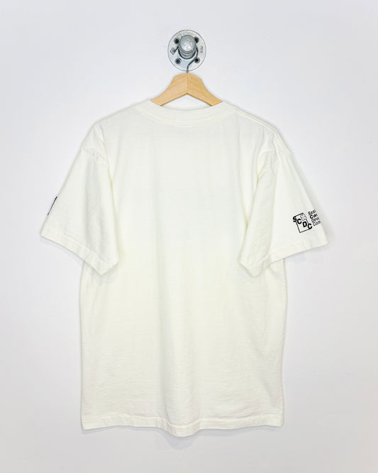 Vintage 90s “The Big Bike Ride” White Tee Shirt