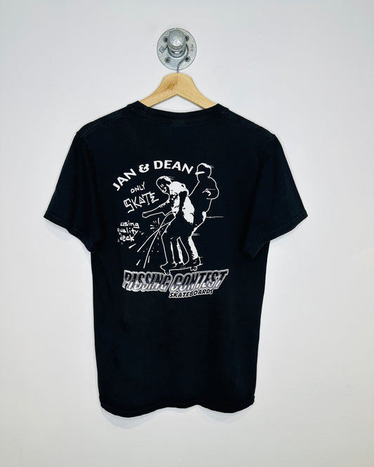 Pissing Contest Skateboards Black Logo Tee Shirt
