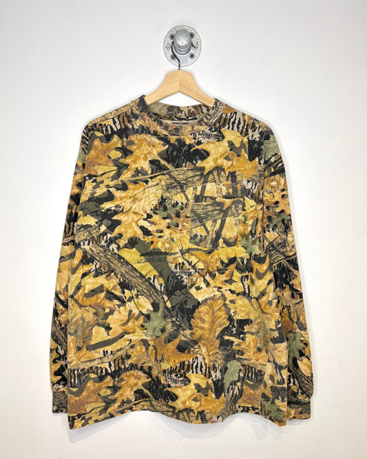 2000s Mossy Oak Camo pocket Longsleeve Shirt