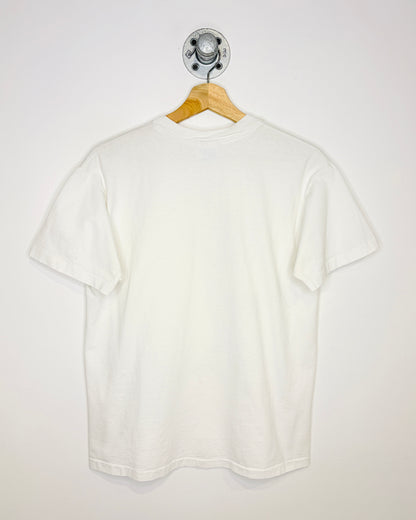 Vintage 1996 Mr. Bean Runner Bean White Promo Tee Shirt