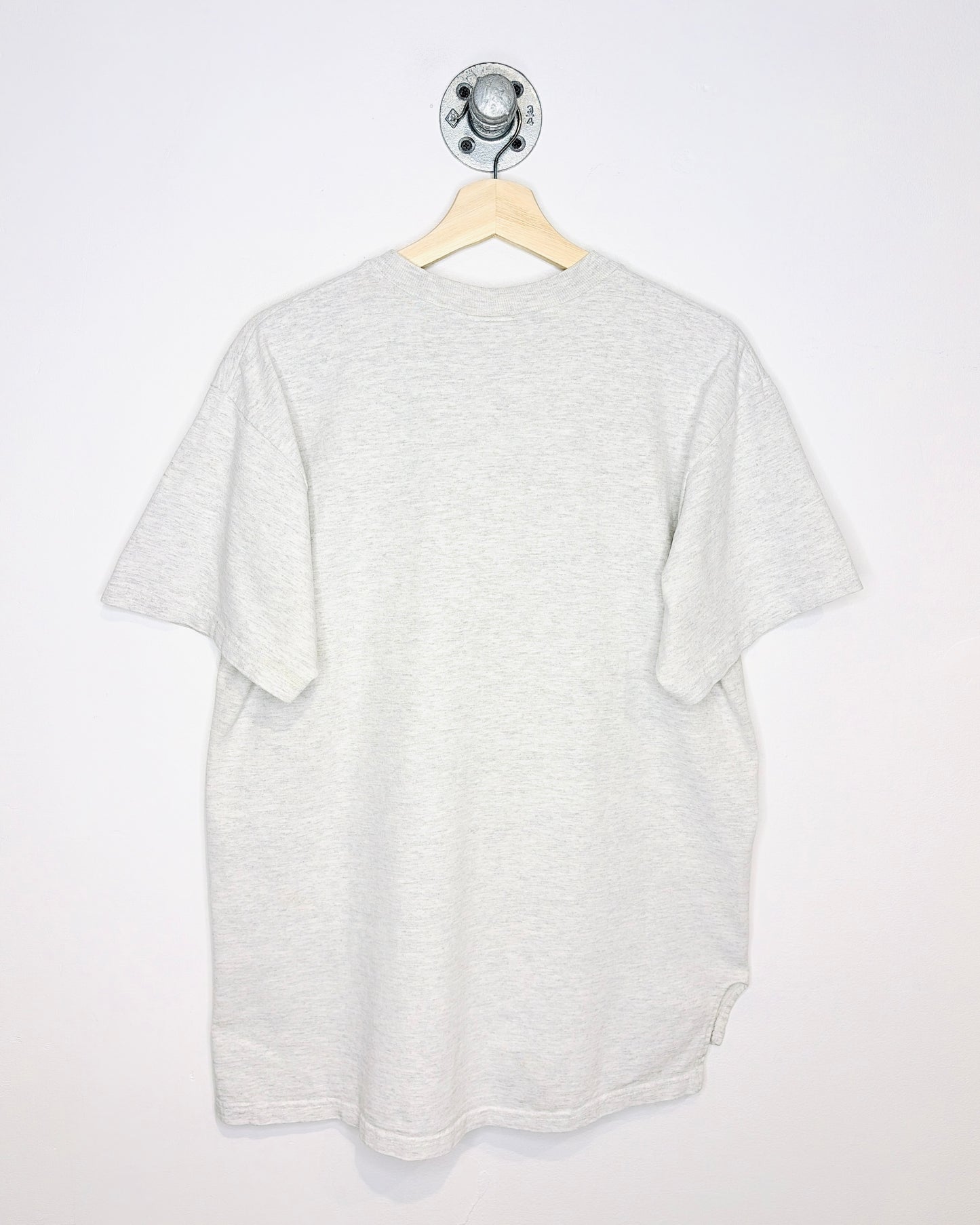 Vintage 1991 ACME Michigan J Frog Ash Grey Tee Shirt