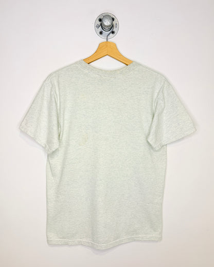 Vintage 90s Bootleg Polo Sport Ralph Lauren Logo Grey Tee Shirt