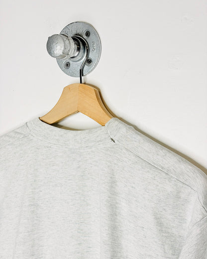 Vintage 90s Club Monaco Crest Ash Grey Tee Shirt