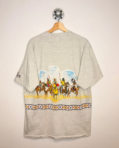 Vintage 1991 Habitat Mesa Verde National Park Grey Tee Shirt