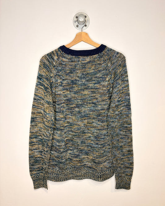 Vintage 70s “Scrambler” Multi-Colored Knit Sweater
