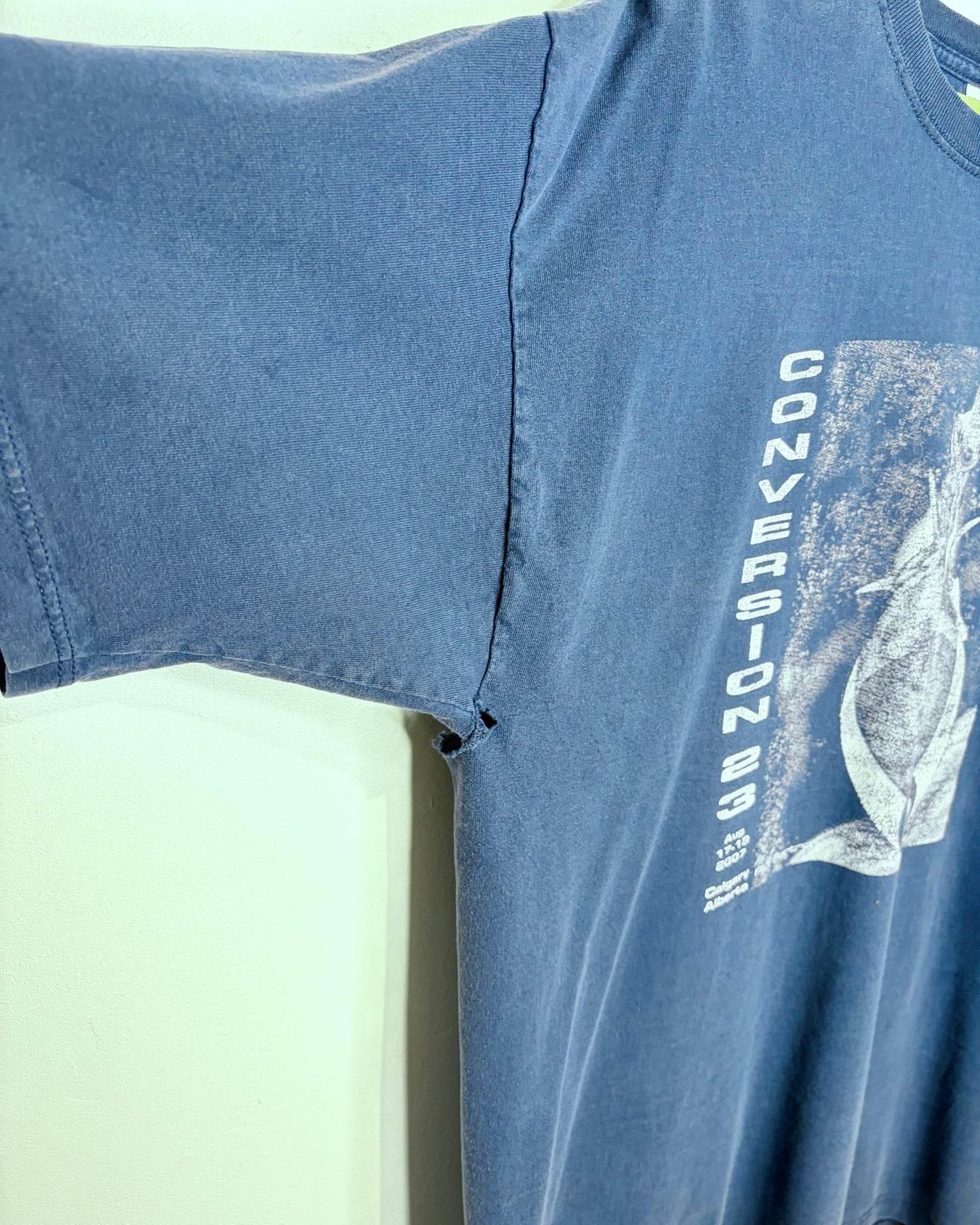 2007 Conversion 23 Calgary AB Navy Tee Shirt