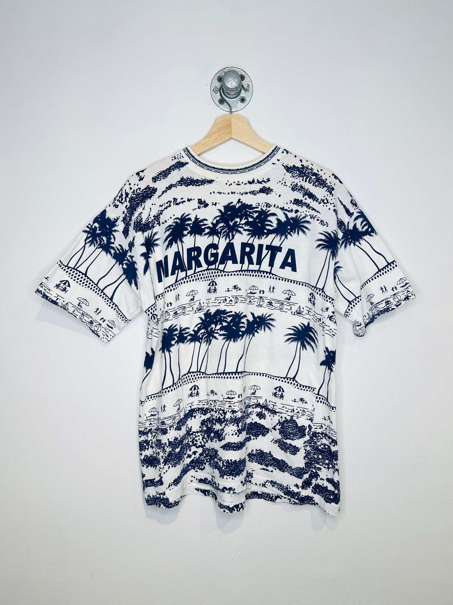 Vintage Margarita All Over Print Vacation Tee Shirt