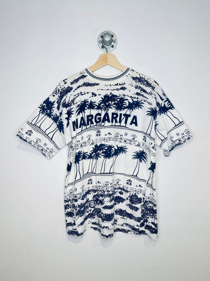 Vintage Margarita All Over Print Vacation Tee Shirt