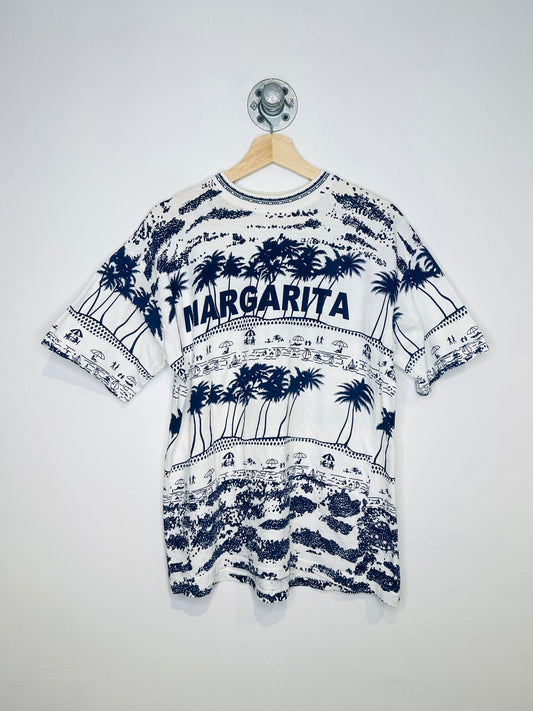 Vintage Margarita All Over Print Vacation Tee Shirt