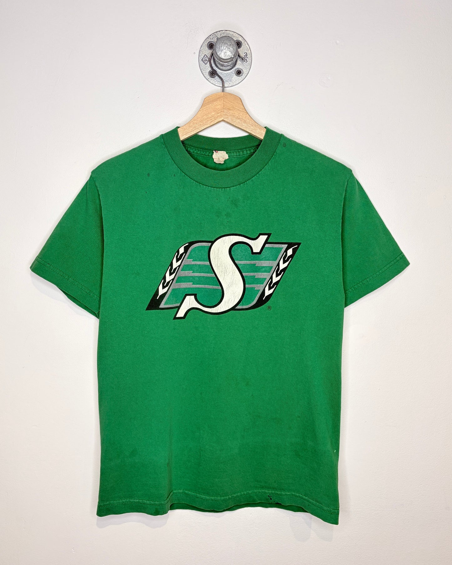 2000s Saskatchewan Roughriders Green Tee Shirt