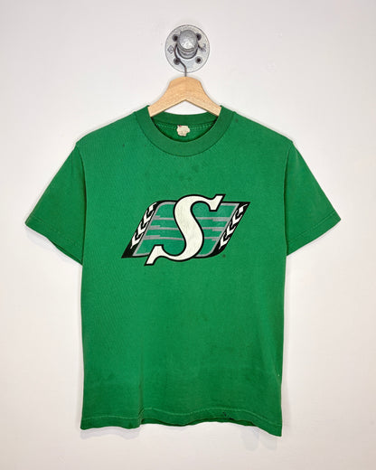 2000s Saskatchewan Roughriders Green Tee Shirt