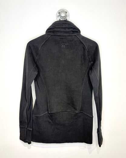 Lululemon Faded Black Zip Up Sweatshirt