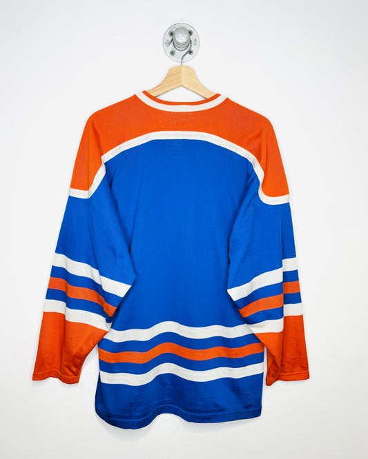 Vintage 80s Edmonton Oilers Sandow Sporting Jersey