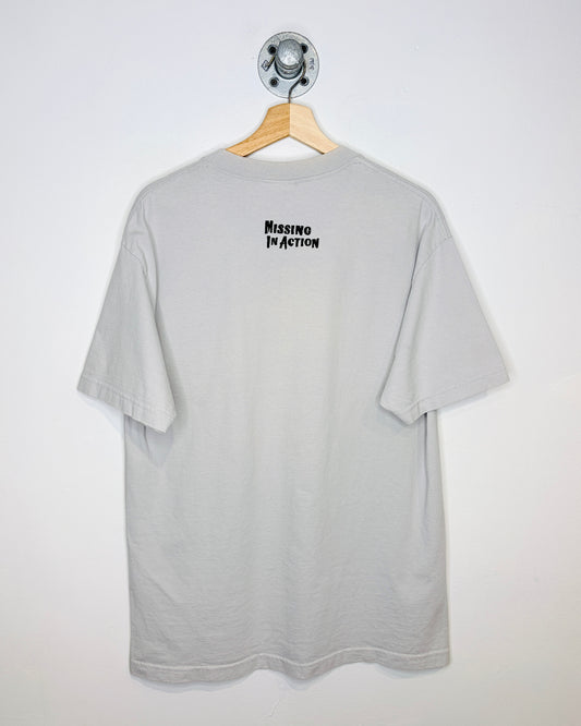 Vintage Late 90s Chuck Norris “I Don’t Need A Weapon I Am One” Grey Tee Shirt