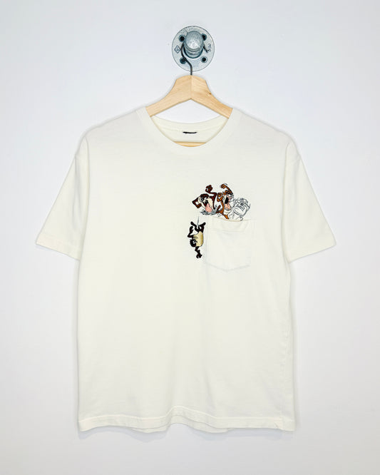 Vintage 2000s Taz Looney Tunes Pocket Tee Shirt