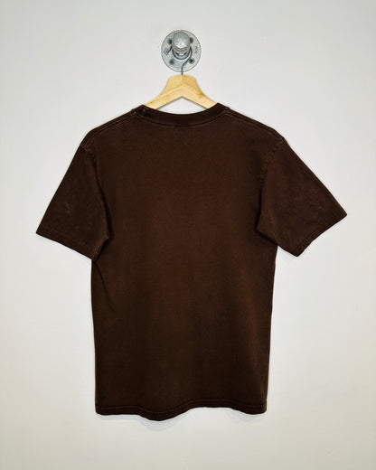 Vintage 1990s West Surfing Australian Brown Logo Tee Shirt