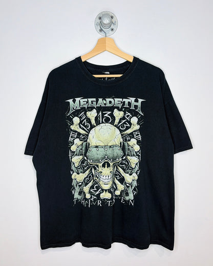 Megadeth Thirteen Black Band Tee Shirt