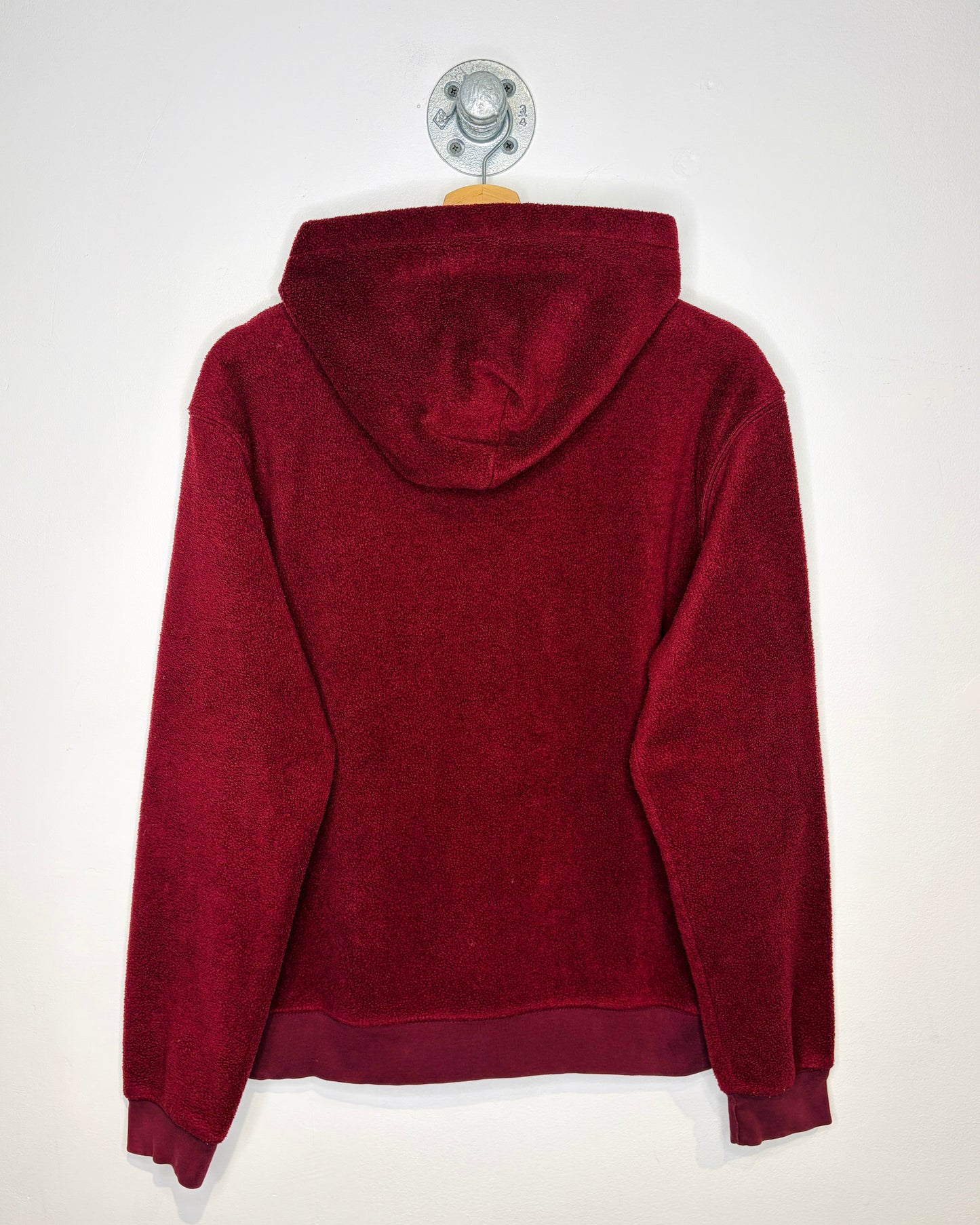 2000s GAP Dark Red Fleece Hoodie