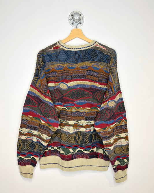 Vintage 90s Florence Tricot Coogi Style Knit Sweater