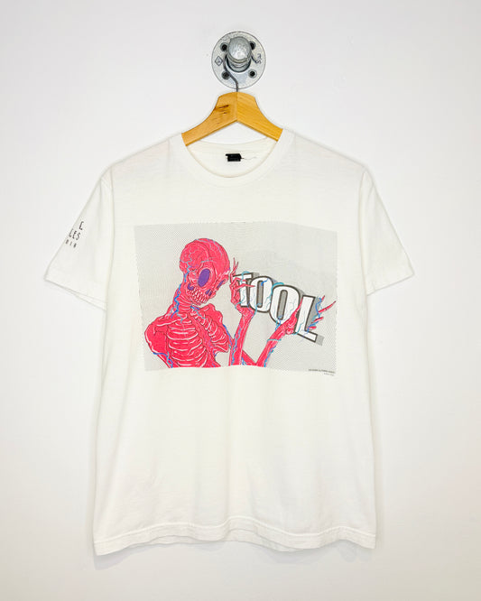 2015 Tool Los Angeles California Red Skeleton Tee Shirt