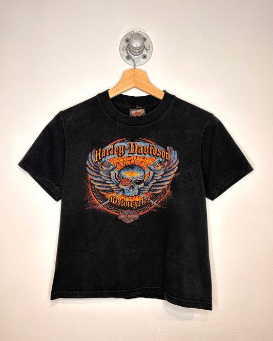 2000s Harley Davidson Orlando Black Tee Shirt