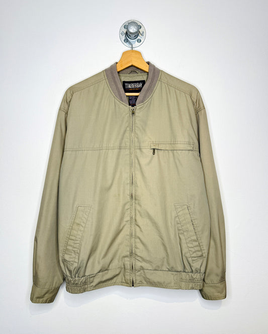 Vintage 90s Timberbay Earth Tone Bomber Jacket