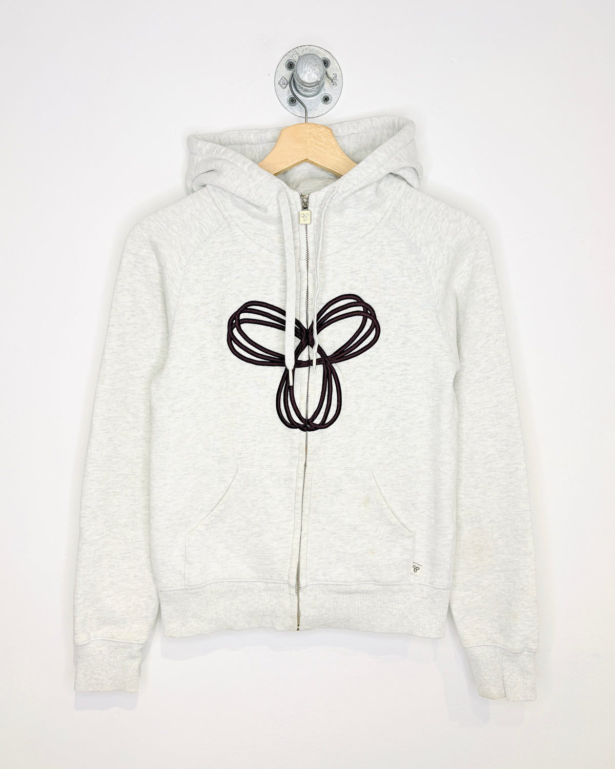 Women’s TNA Aritzia Ash Grey Zip Up Hoodie
