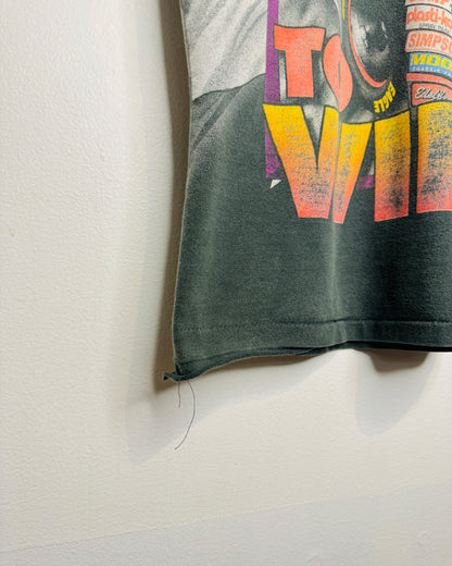Vintage 1998 Dale Earnhardt AOP Faded Black Tee Shirt