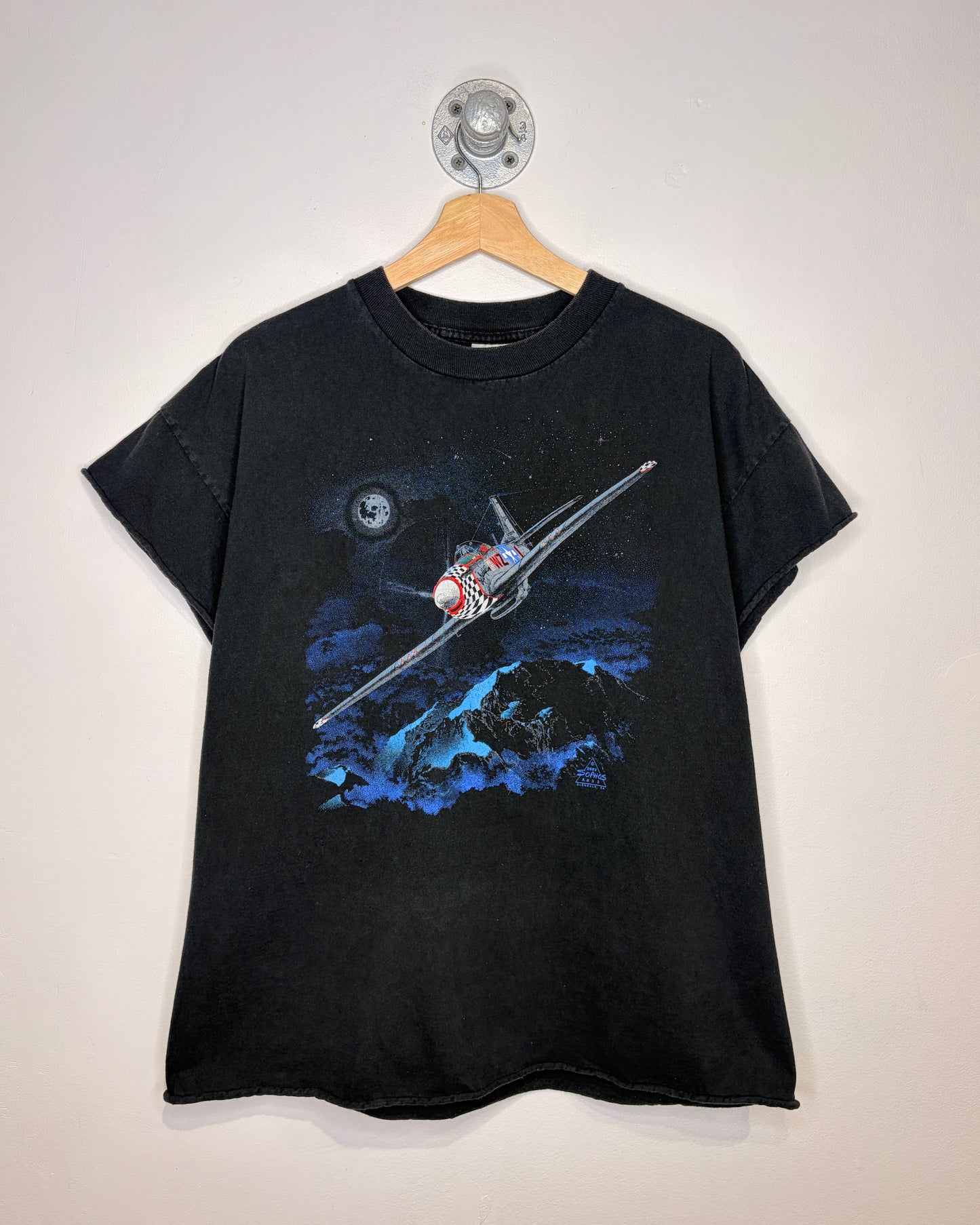 Vintage 2002 Sophos AO33 Black Tee Shirt