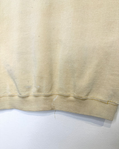 Vintage 1970s Sears The Men’s Store Short Sleeve Beige Distressed Sweatshirt