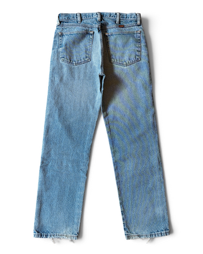 Vintage 2000s Rustler Heavily Faded Light Wash Straight Leg Jeans