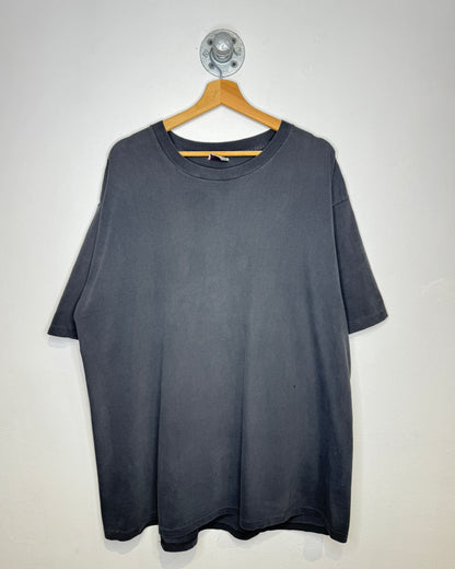 Vintage 90s Blank Heavily Faded Black Tee Shirt