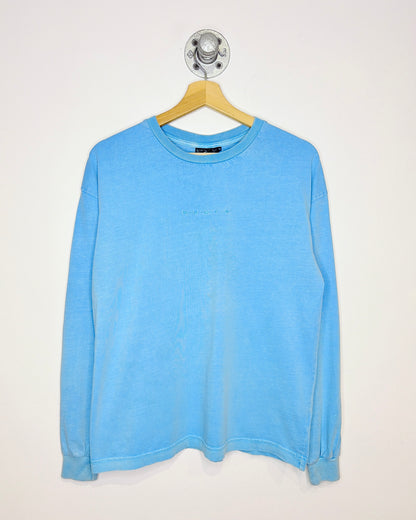 2000s Rusty Faded Light Blue Longsleeve Shirt