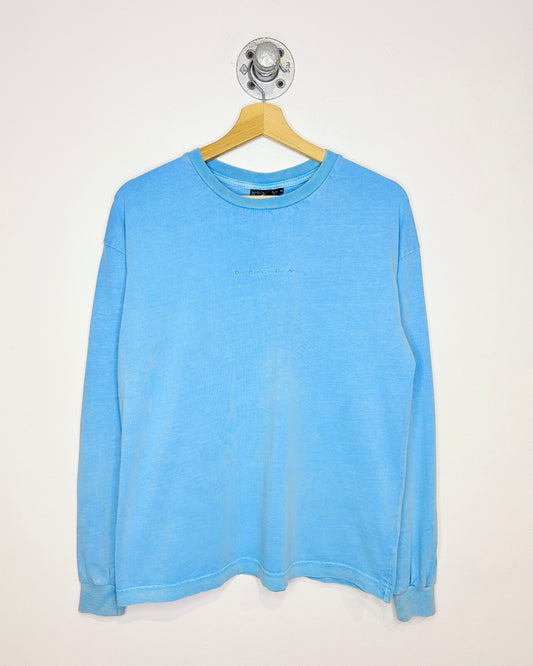 2000s Rusty Faded Light Blue Longsleeve Shirt