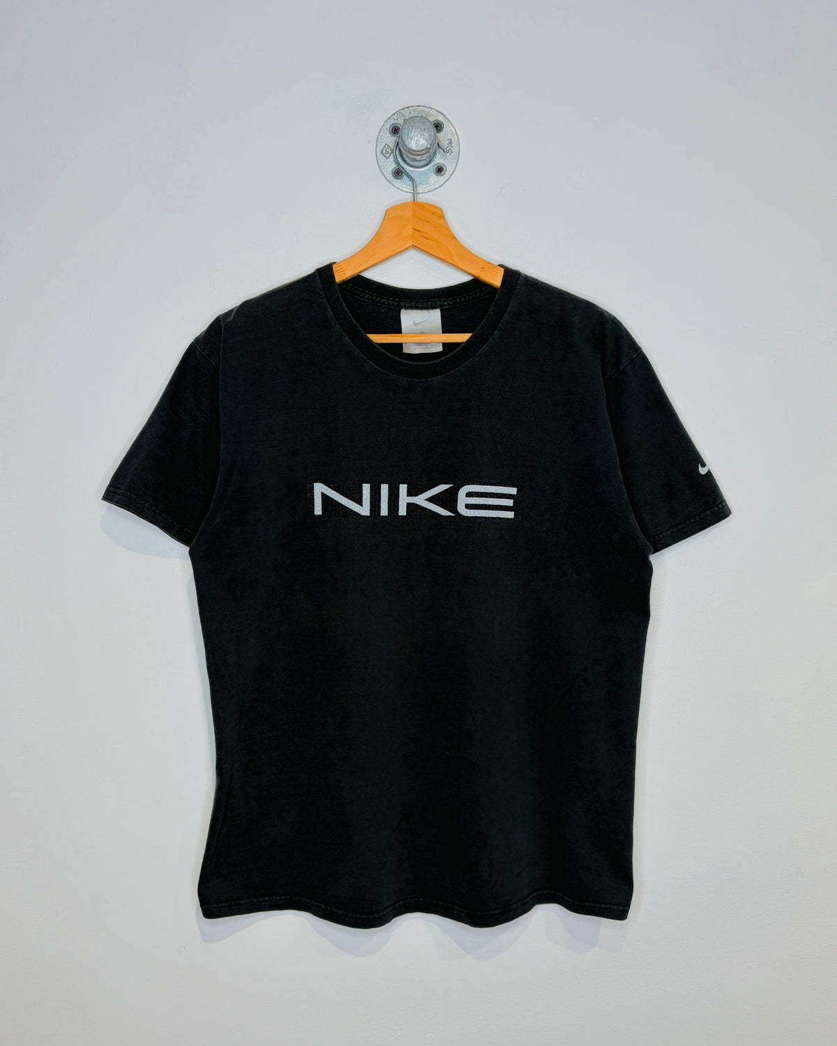 Nike Logo Faded Black Tee Shirt