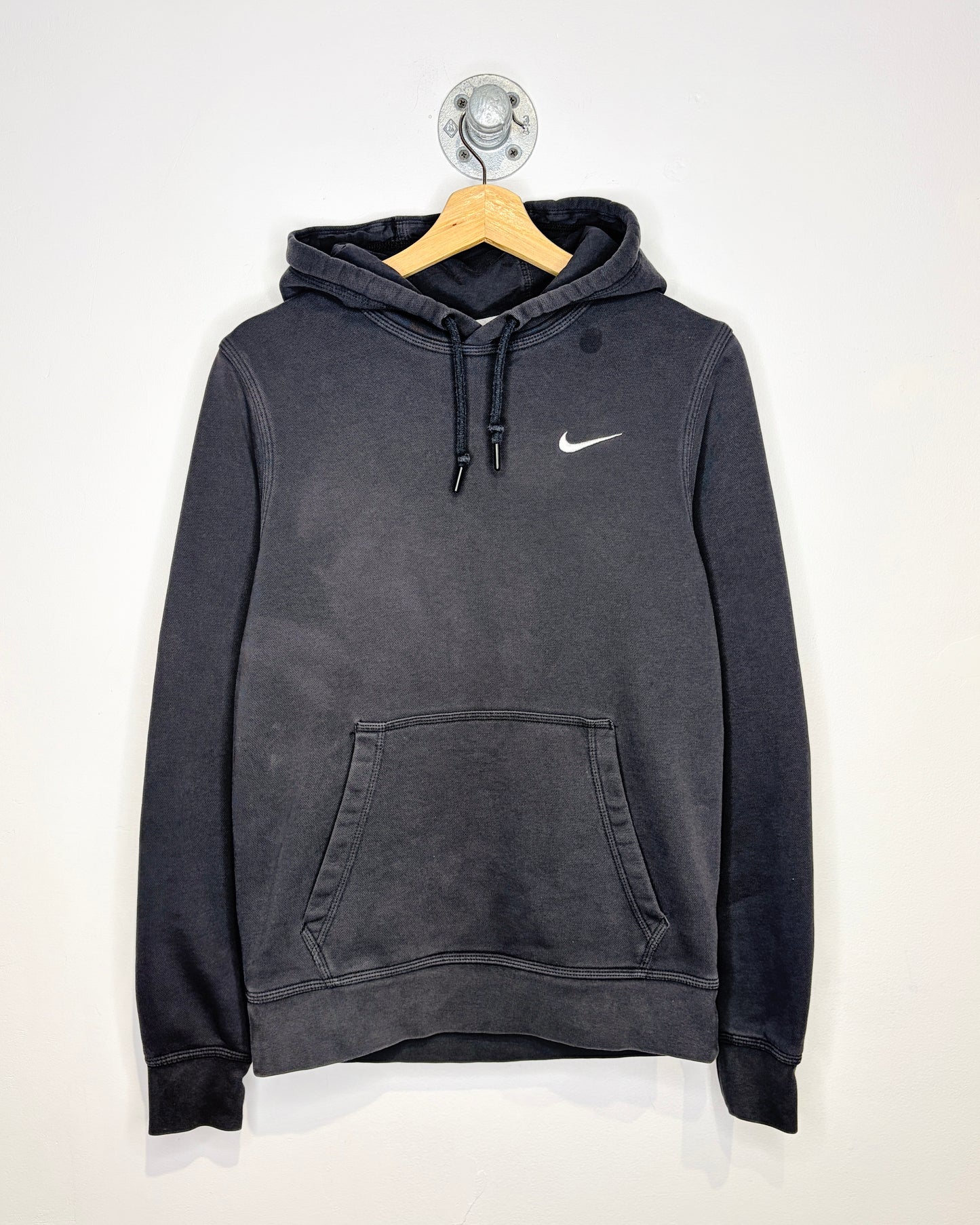 Nike Swoosh Faded Black Hoodie