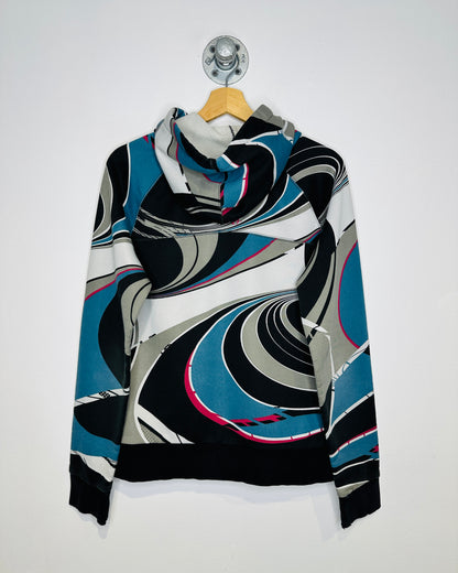 Oakley Multi Colour Cotton And Polyester Zip Up Hoodie