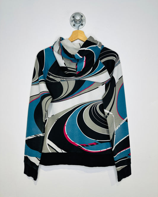 Oakley Multi Colour Cotton And Polyester Zip Up Hoodie