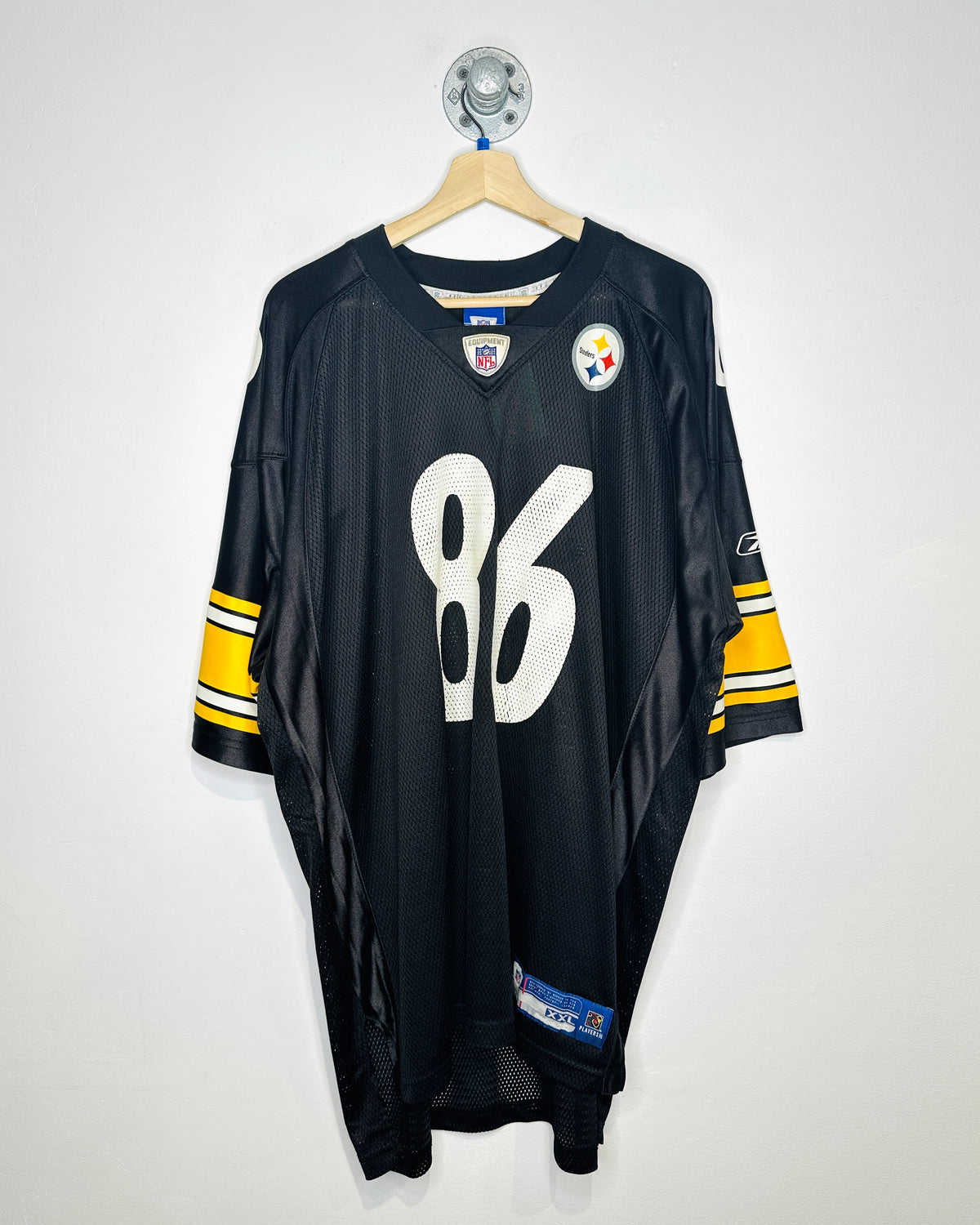 2000s Pittsburgh Steelers Black Ward Football Jersey