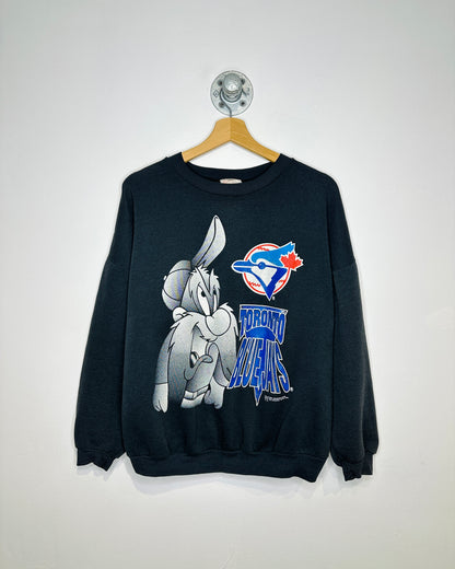 Vintage 1994 Toronto Blue Jays Black Crewneck Sweatshirt