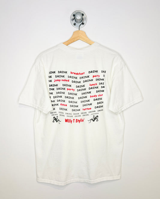 Vintage 1990s William Thornton Willy T Stylin’ Tattoo Tee Shirt