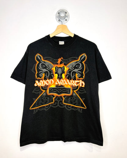 2007 Among Amarth Autumn Tour Black Tee Shirt