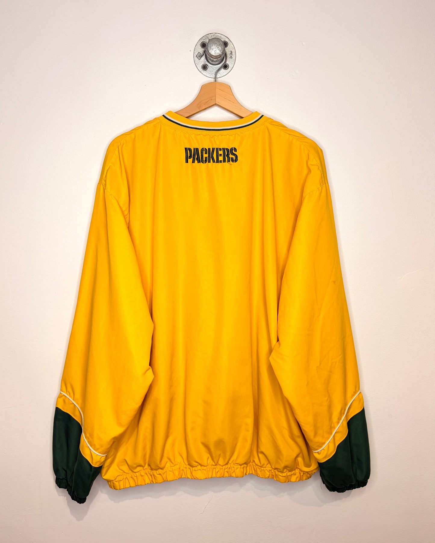 Vintage 90s Green Bay Packers Yellow Crewneck Sweatshirt