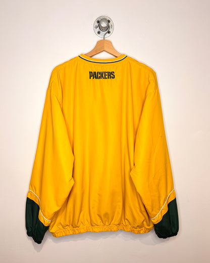 Vintage 90s Green Bay Packers Yellow Crewneck Sweatshirt