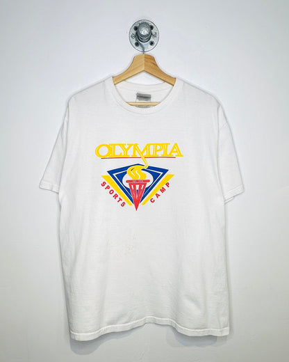 Vintage Olympia Sports Camp White Tee Shirt