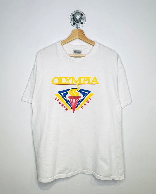 Vintage Olympia Sports Camp White Tee Shirt